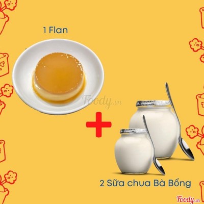 CB 6 (1 Flan & 2 sữa chua Bà Bổng)