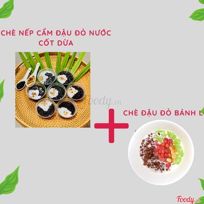 CB 9 (1 ĐẬU ĐỎ BÁNH LỌT + 1 NẾP CẨM)
