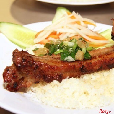 Cơm Sườn non nướng