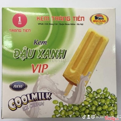 Kem tràng tiền đậu xanh