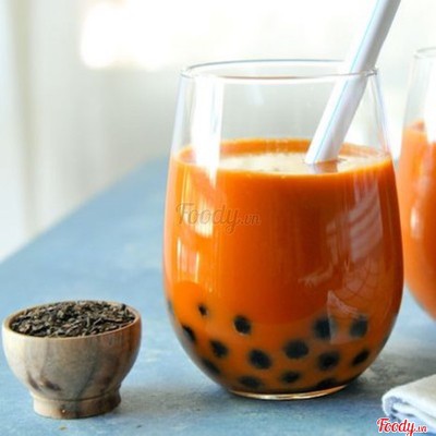 Trà sữa thái đỏ - chân châu