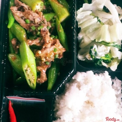 Cơm Bò Xào Đậu Bắp