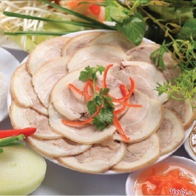 Bắp Giò Heo Cuốn Bánh Tráng 2 Người