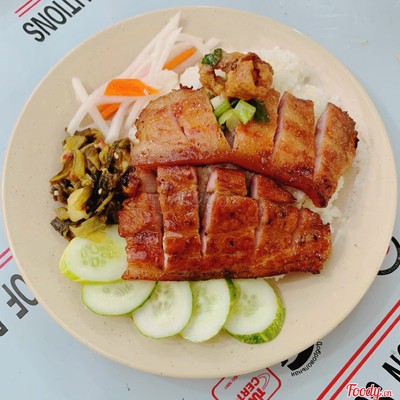Cơm tấm ba rọi bì