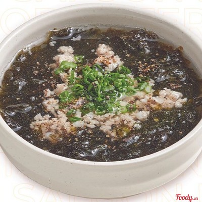 Canh rong biển thịt bằm