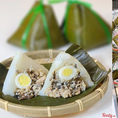 Bánh Giò Nóng ( 2 trứng cút + thịt)