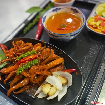 Lưỡi vịt Sapo chấm bánh mì