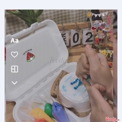 Bento khách tự trang trí