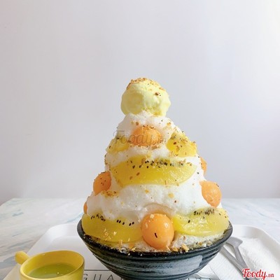 Bingsu Kiwi Dưa Lưới