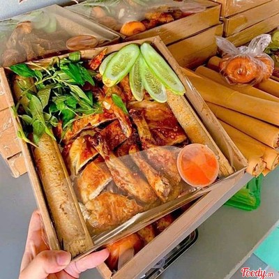 Gà nướng cơm lam ( cb2)