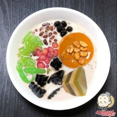 Combo (Tàu hủ bà bổng + chè thập cẩm bà bổng  + chè đậu đỏ bánh lọt)