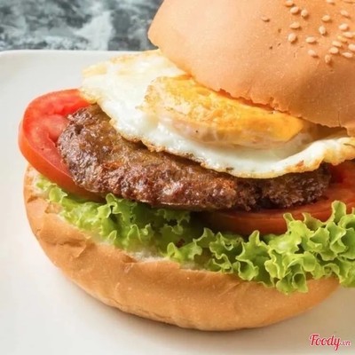 Hamburger bò trứng