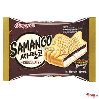Kem bánh cá socola Binggrae Samanco Chocolate 150ML