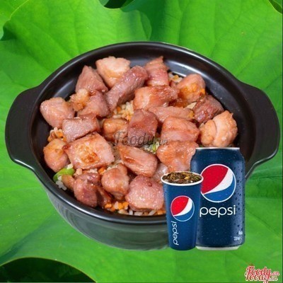 Xá Xíu + pepsi