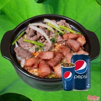 Bò Xá Xíu + Pepsi