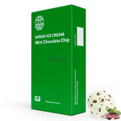 Kem kẹp bạc hà vụn socola 1 Lít