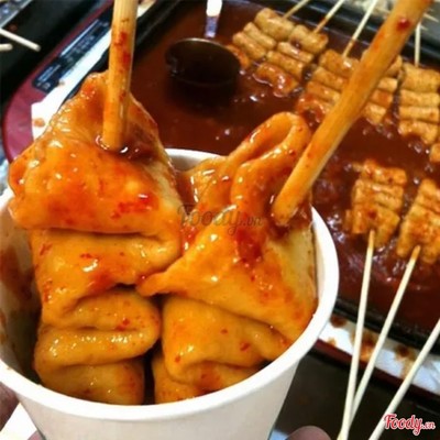 Chả Cá Hàn Quốc Sốt Hàn (1 xiên)