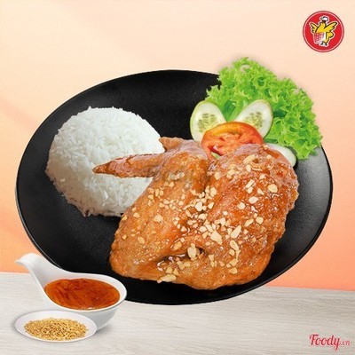 Cơm Gà Truyền Thống Xốt Mắm Tỏi