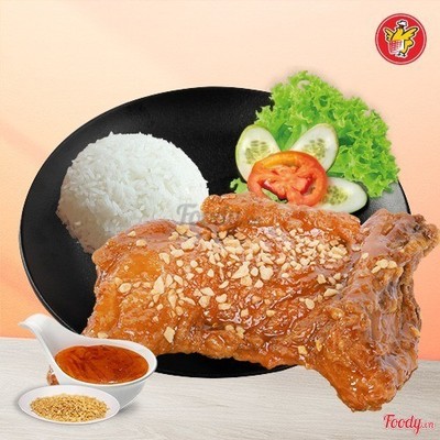 Cơm Đùi Góc Tư Truyền Thống Xốt Mắm Tỏi
