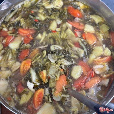 Canh Cải Chua Gân Bò