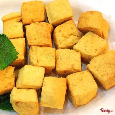 Tàu hủ chiên giòn + mắm tôm