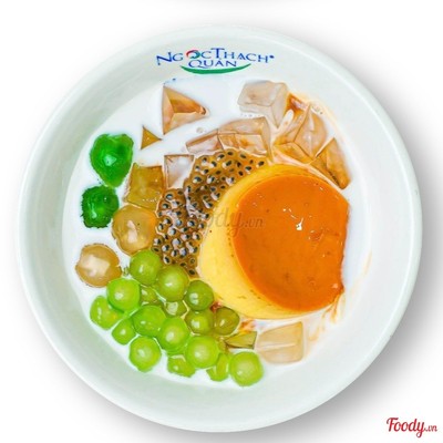 Trân châu thạch caramen