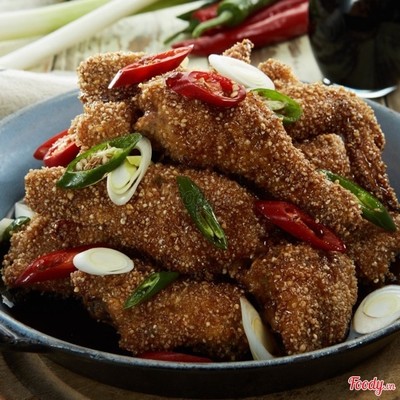 Gà gạo lức sốt Nước tương