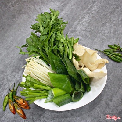 Rau xúc xích hầm