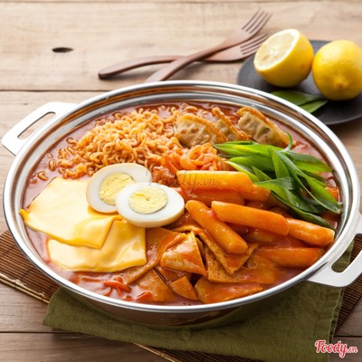 Mì tteokbokki phô mai