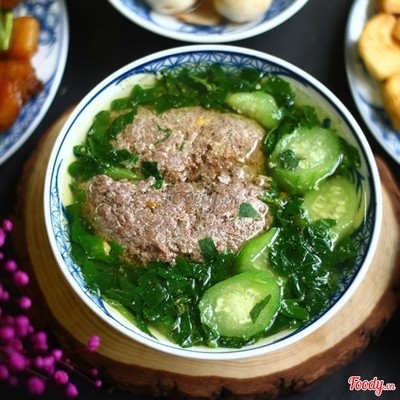 Canh cua rau đay