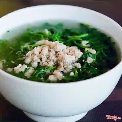 Cải xoong thịt bằm