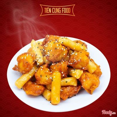 Gà Rán Viên Rút Xương Vị Hàn Quốc + Bánh gạo sốt chua ngọt