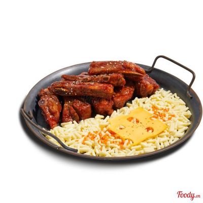 Chảo Sườn BBQ Phô Mai
