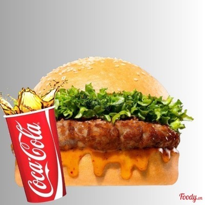 COMBO 1 Burger Thịt Phô Mai+ 1 Coca-Cola