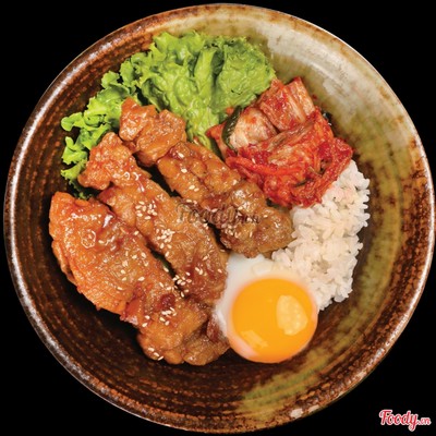 Cơm gà teriyaki chiên giòn 