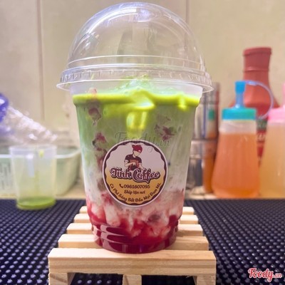 Matcha latte dâu