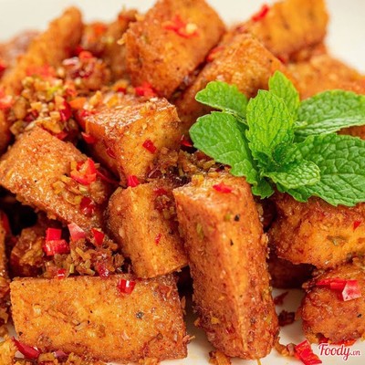 Đậu hủ chiên sả