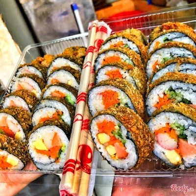 2 Thanh Kimbap chiên xù kèm kim chi HQ