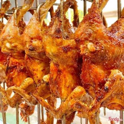2 Con Gà Nướng Sốt  Bản  Đôn  ( Thơm  Ngon )