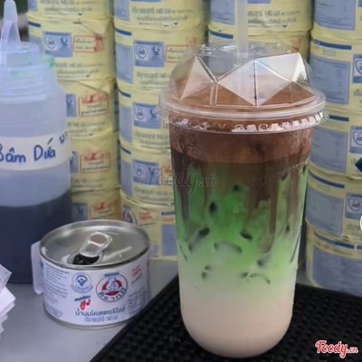 Cafe Sâm Dứa Sữa Gấu