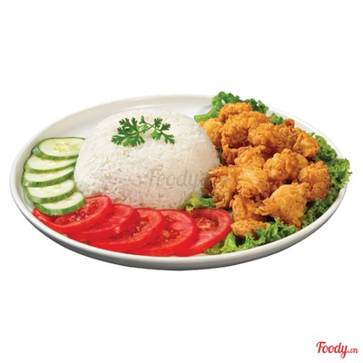 CƠM GÀ VIÊN CHIÊN GIÒN