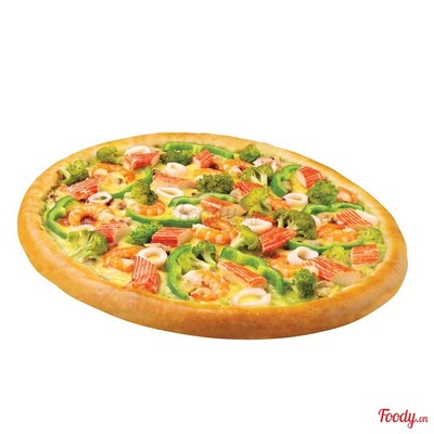PIZZA HẢI SẢN SỐT PESTO XANH