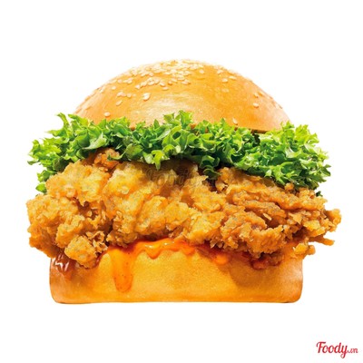 BURGER GÀ GIÒN