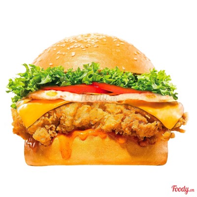 BURGER GÀ CAY THẬP CẨM