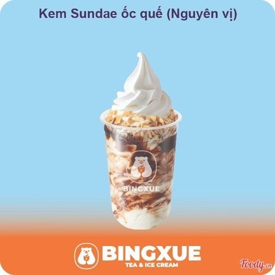 Kem Sundae Ốc Quế (Nguyên vị)