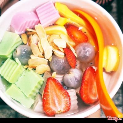 Chè khúc bạch trái cây thập cẩm