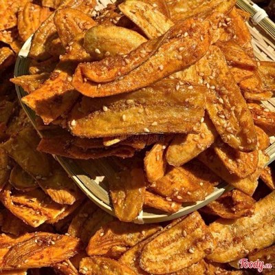 CHUỐI SẤY MÈ 500gram
