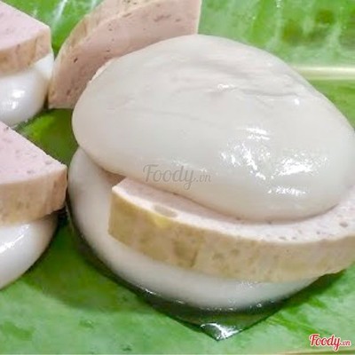 Bánh Dày Kẹp Chả Lụa Ngon