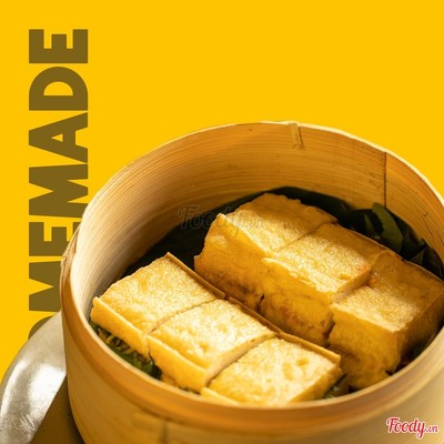 Đậu hũ hấp muối tiêu rau răm