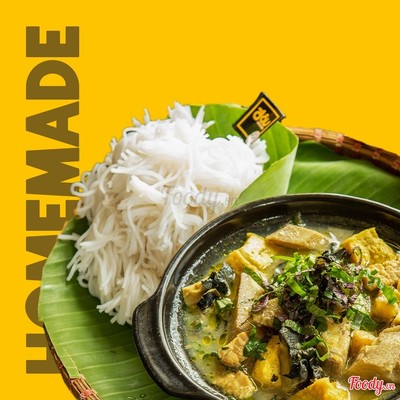 Bún ốc chuối đậu